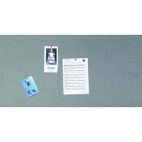 Filca piezīmju tāfele BI-OFFICE 120x90, bez rāmja, pelēkā krāsā
