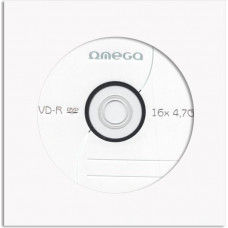 OMEGA DVD-R 4,7GB kompaktdisks 16X, ENVELOPE, 10gab [40549]
