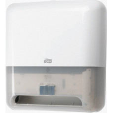 Roku dvieļu ruļļu dozators TORK Matic ar Intuition sensoru, 331 x 368 x 206 mm, baltā krāsā