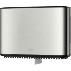 Tualetes papīra ruļļu dozators TORK MINI JUMBO T2, 355 x 254 x 133 mm, nerūsējošais tērauds