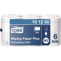 Papīrs slaucīšanai TORK Advanced Plus, 2 sl., 457 lapas rullī, 24.5 cm x 160 m, baltā krāsā ( Gab. x 6 )