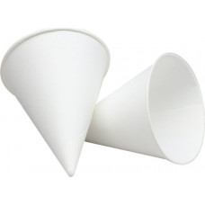 Papīra konusveida glāzes 118 ml, 200 gab./ iepakojumā