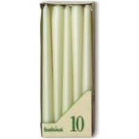 Sveces BOLSIUS 24,5x2,4cm, baltas, 10gab