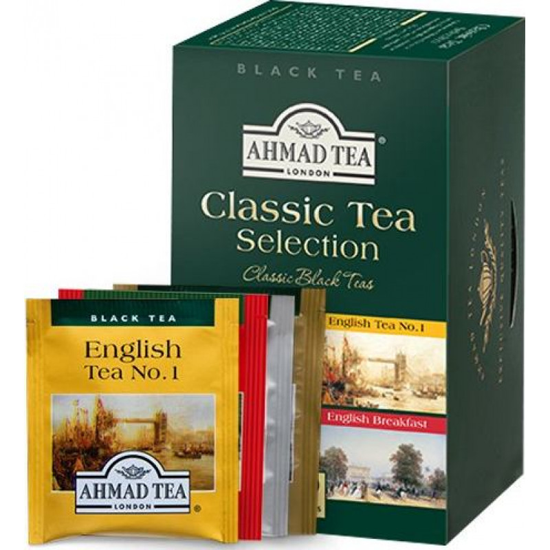 Melnā tēja AHMAD CLASSIC SELECTION 20 maisiņi x 2 g paciņā ( Gab. x 2 )