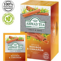 Tēja AHMAD Alu ROOIBOS & CINNAMON, 20 maisiņi x1.5 g paciņā ( Gab. x 2 )