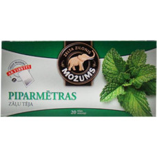 Zāļu tēja MOŽUMS, piparmētru, 20 maisiņi paciņā ( Gab. x 3 )