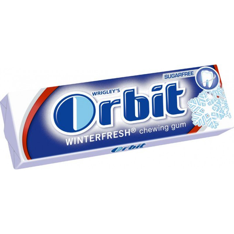 Košļājamā gumija ORBIT WINTERFRESH, 14 g ( Gab. x 5 )