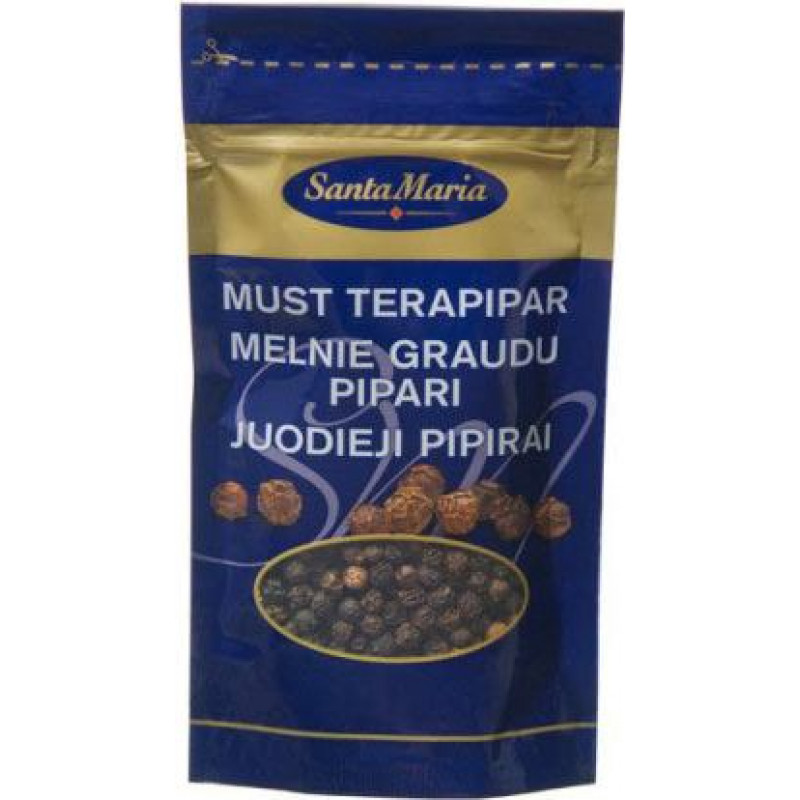 Melnie graudu pipari SANTA MARIA, 22 g ( Gab. x 4 )