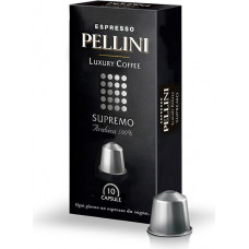 Maltā kafija kapsulās PELLINI TOP Luxury Supremo, 50g (10x5g), 10 gab/iepak