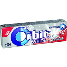 Košļājamā gumija ORBIT White Strawberry Stickpack 10 gab. ( Iepak. x 5 )