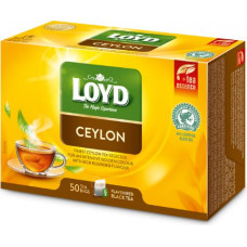 Aromatizēta melnā tēja LOYD Ceylon, 50x2g ( Iepak. x 2 )