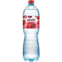 Dzeramais ūdens  AKVILE ar sarkano ogu aromātu, viegli gāz., 1,5l ( Iepak. x 6 )