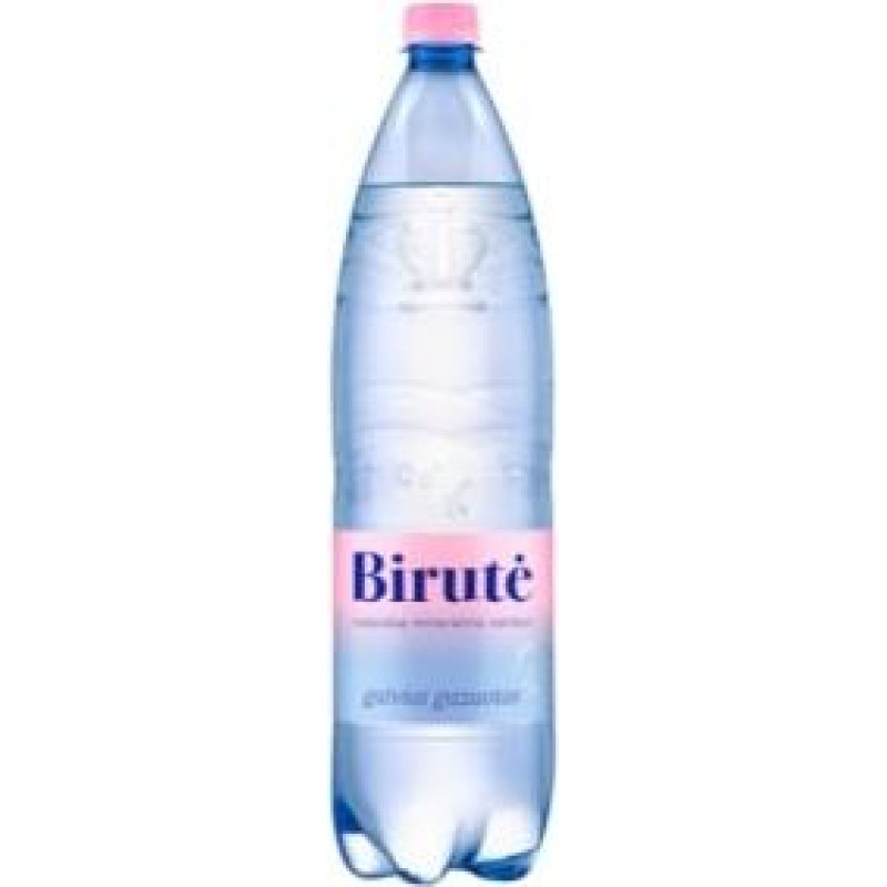 Birutė Naturāls minerālūdens Birute, gāzēts, 1,5l ( Gab. x 6 )