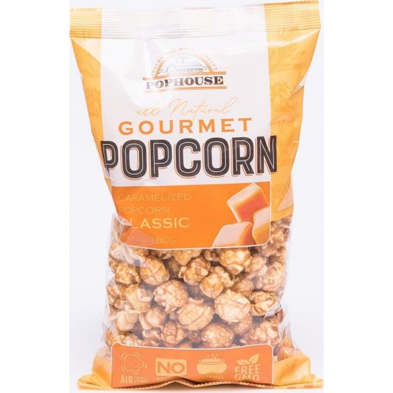 Pophouse Popkorns POPHOUSE Classic, ar karameli, 180g ( Gab. x 3 )