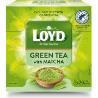 Zaļā tēja LOYD Green Matcha, 20 x 1,5g ( Gab. x 2 )