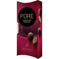 Tumšās šokolādes trifeles ar konjaka Remy Martin krēma pildījumu 108g PURE