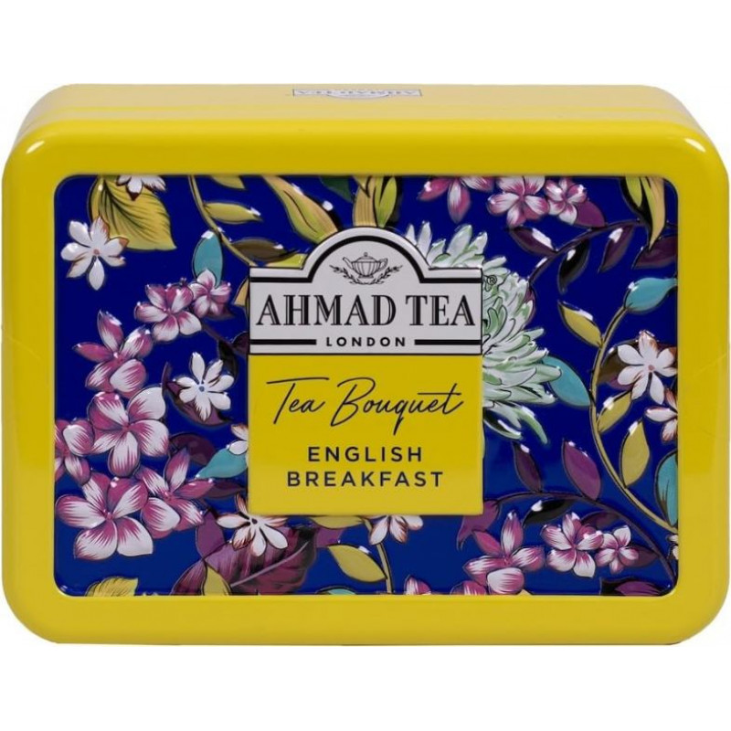 Tēja Ahmad, tējas buķete English Breakfast, metāla kastē, 10 gab.
