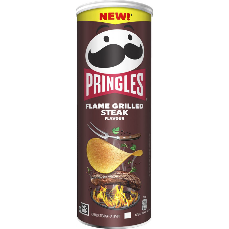 PRINGLES ar grilēta steika garšu 165g