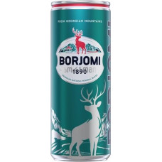Borjomi Minerālūdens BORJOMI, gāzēts, bundžā, 0.33l (DEP) ( Gab. x 12 )