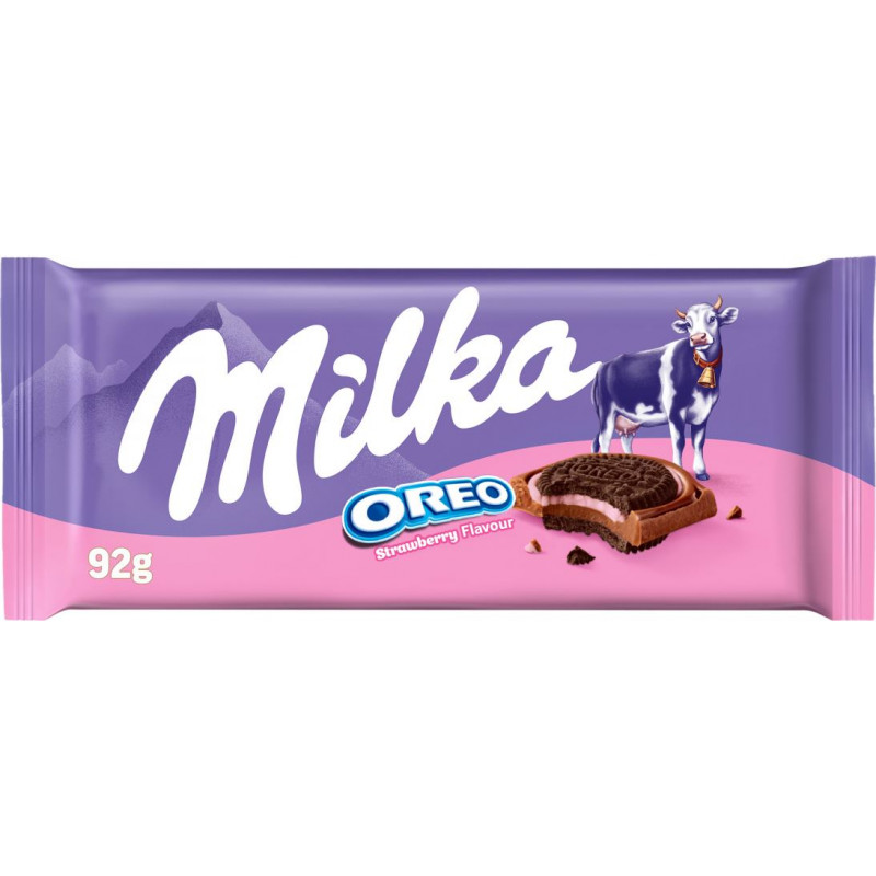 Milka šokolāde Oreo Strawberry 92g ( Gab. x 2 )