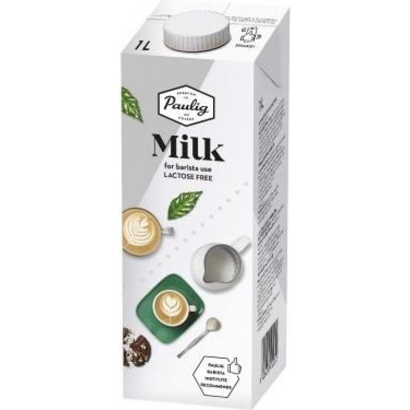 Paulig Pro Piens PAULIG UHT, dabīgs, nesatur laktozi, 1l ( Gab. x 10 )