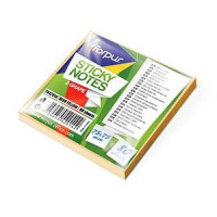 PR Līmlapiņas Z-veida, 75x75 mm neona dzeltena