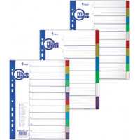 Sadalītājs dokumentiem FORPUS A4 formāts, 1-20, krāsains, bez cipariem