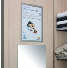 Pašlīpoša kabata DURABLE DURAFRAME® A4, ar rāmi, sudraba krāsā, 2 gab./iepak.