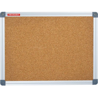 Korķa tāfele MEMOBE CLASSIC, 150 x 100 cm, alumīnija rāmis