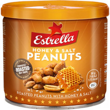 Zemesrieksti sālīti ar medu ESTRELLA, metālā bundžā, 140 g ( Gab. x 2 )