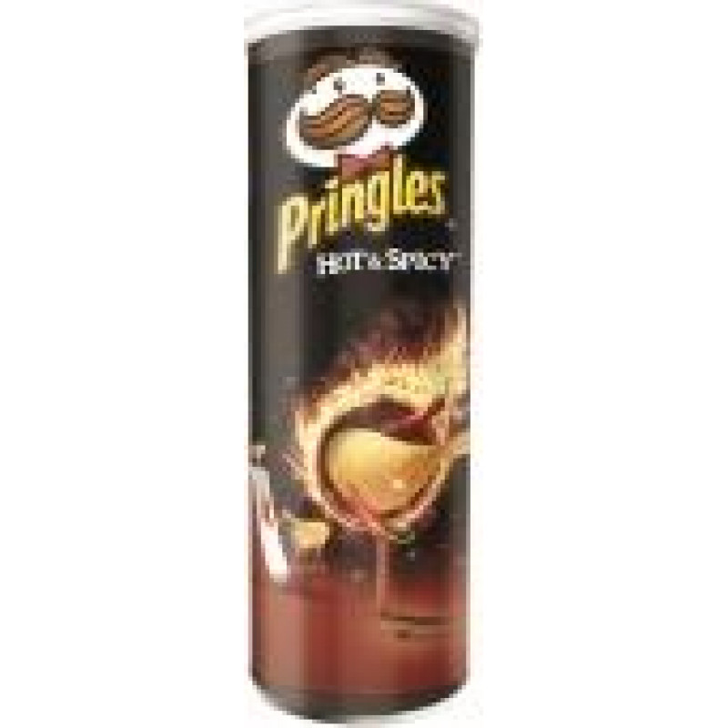 PRINGLES Hot & Spicy RAL, 165 g (8 kastes rindā) ( Gab. x 2 )