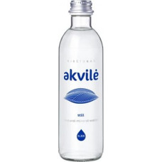 Minerālūdens AKVILE, negāzēts, stiklā, 0,33l(DEP) ( Gab. x 24 )