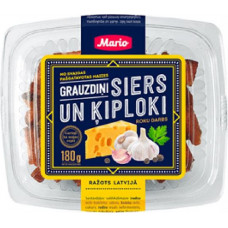 Grauzdiņi MARIO, ar siera un ķiploku garšu,   180g ( Gab. x 2 )