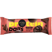 Tumšās šokolādes trifeles ar proteīna šokolādes krēma pildījumu 40g PURE ( Gab. x 2 )