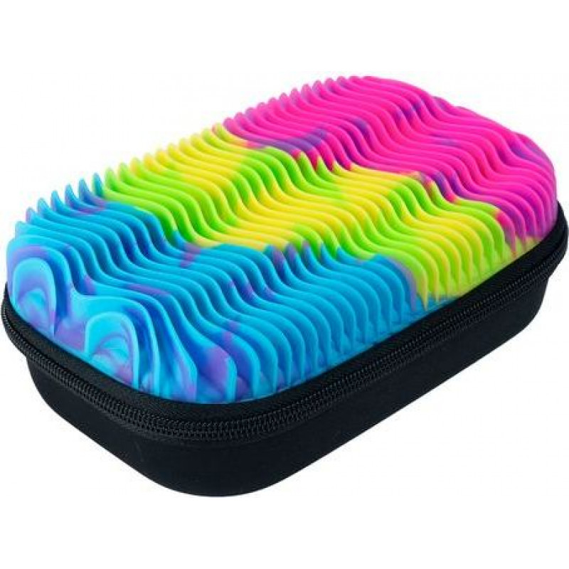 Penālis ZIPIT Wavey Silicone Storage Box, neona