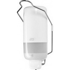 Šķidro ziepju turētājs TORK S1 ar rokas sviru, tilpums 1 L, 114 x 112 x 291 mm, baltā krāsā