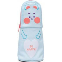 Cietais penālis–zīmuļu futrālis YES PM-M3 Be Happy