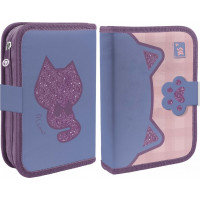 Cietais penālis ar vienu nodalījumu un atloku YES HP-03 Lovely Kitty