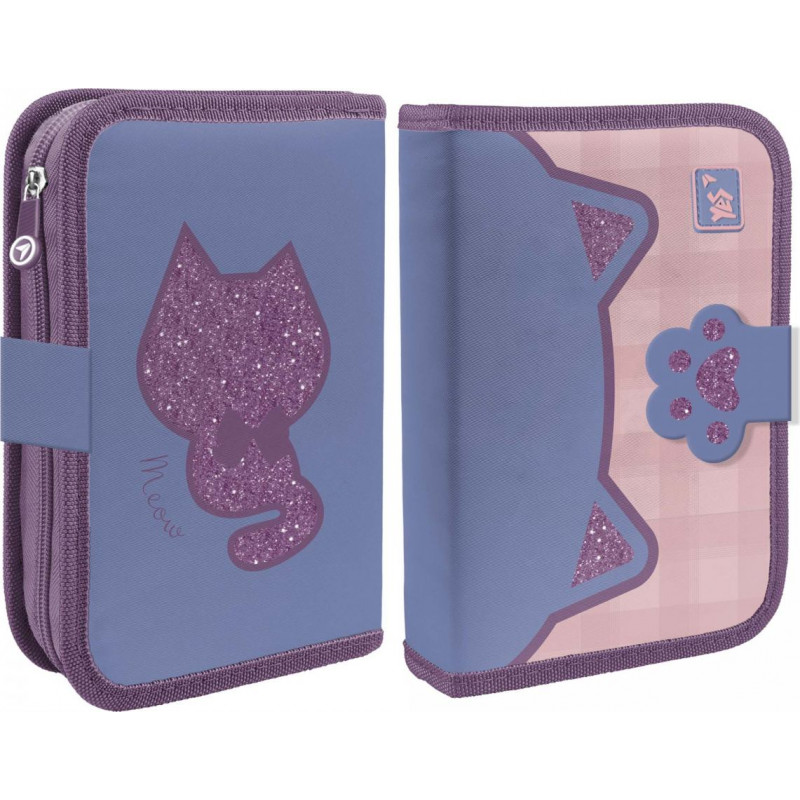 Cietais penālis ar vienu nodalījumu un atloku YES HP-03 Lovely Kitty