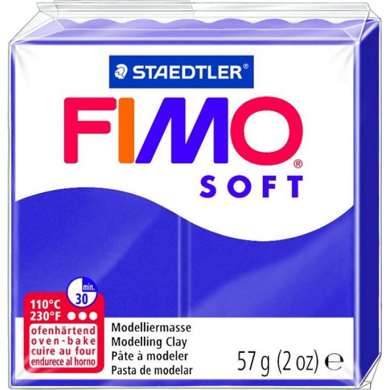 Cietējoša modelēšanas masa FIMO SOFT, 57 g, plūmju krāsa (plum) ( Gab. x 2 )