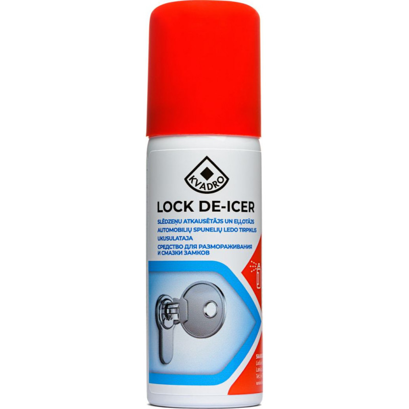 Slēdzeņu atsaldētājs un eļļotājs KVADRO, 50ml