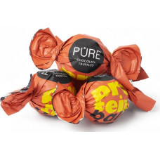 Tumšās šokolādes trifeles ar proteīna šokolādes krēma pildījumu 500g, PURE