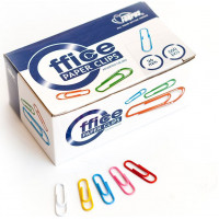 Saspraudes 25mm, 500 gab/kastīte, krāsainas (99073-4G COLOUR) ( Iepak. x 2 )