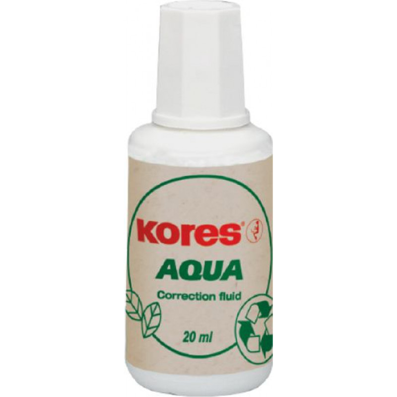 Korekcijas tepe KORES Aqua uz ūdens bāzes 20 ml