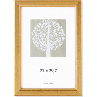 Foto rāmis, plastmasas, A4, 21x29,7 cm, zelta krāsā