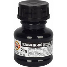 Tuša KOH-I-NOOR 20 ml, melnā krāsā
