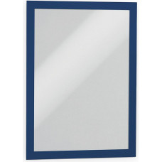 Pašlīpoša kabata DURABLE DURAFRAME® A4, ar rāmi, zila krāsā, 2 gab./iepak.