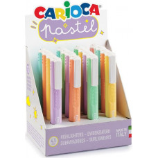 Marķieris CARIOCA, assorti   dažādas pasteļkrāsas ( Gab. x 16 )