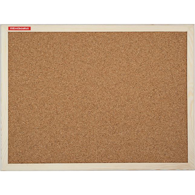 Korķa tāfele MEMOBE, 120 x 90 cm, koka rāmis