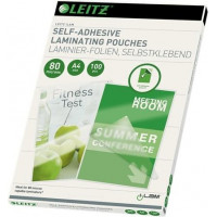Leitz iLAM laminēšanas kabatiņas, pašlīmējošas A4, 80 mikroni